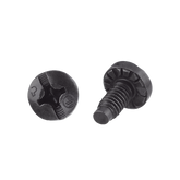 Tornillo de Unión a Tierra Con Formación de Rosca, #12-24 x 1/2, Color Negro, Bolsa de 100 Piezas